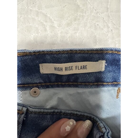 Wrangler Women's Retro High Rise Flare Bell Bottom Jeans Size 32X34 - Picture 3 of 10